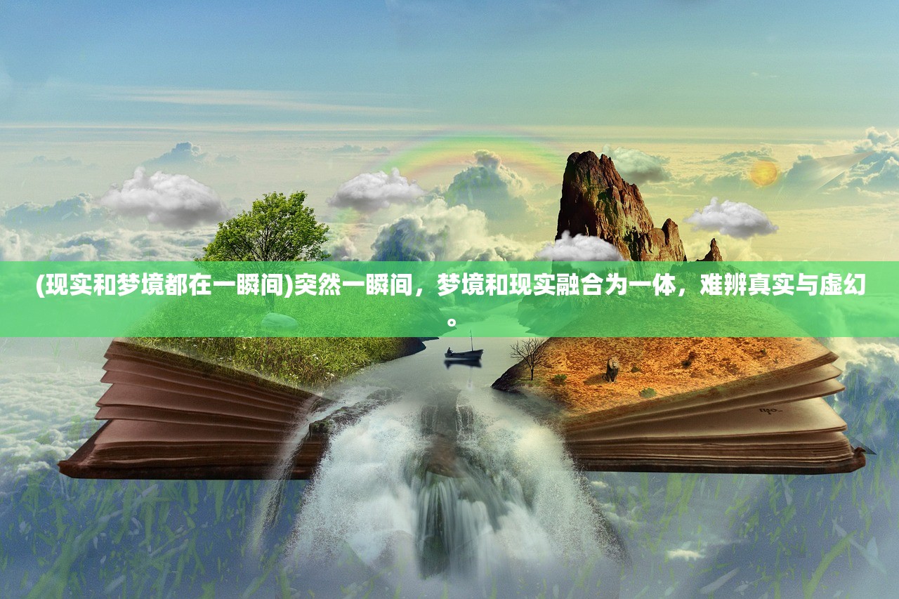 (现实和梦境都在一瞬间)突然一瞬间，梦境和现实融合为一体，难辨真实与虚幻。
