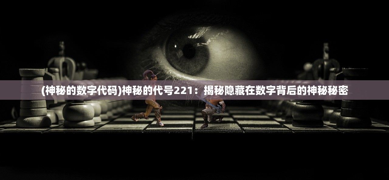 (神秘的数字代码)神秘的代号221：揭秘隐藏在数字背后的神秘秘密