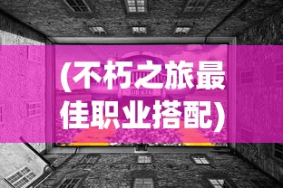 (不朽之旅最佳职业搭配)不朽之旅最强职业搭配攻略及解析