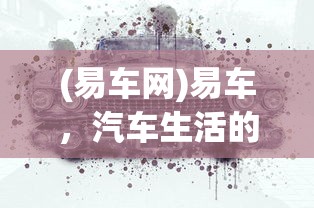 (易车网)易车，汽车生活的数字化新纪元