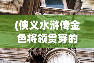 (侠义水浒传金色将领贯穿的是谁)侠义水浒传，金色将领的贯穿之力