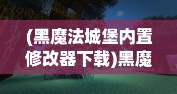 (黑魔法城堡内置修改器下载)黑魔法城堡内置修改器的奥秘与探索