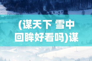 (谋天下 雪中回眸好看吗)谋天下，雪中回眸的历史深度与文学魅力