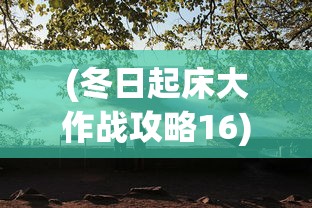 (冬日起床大作战攻略16)冬日起床大作战攻略，告别冬眠模式，开启全新一天！