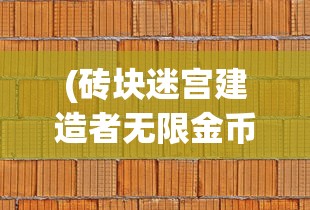(砖块迷宫建造者无限金币)砖块迷宫建造者安卓版，游戏解析与常见问题解答