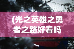 (光之英雄之勇者之路好看吗)光之英雄之勇者之路，探寻荣耀与冒险的交融