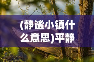 (静谧小镇什么意思)平静小镇，岁月静好的画卷