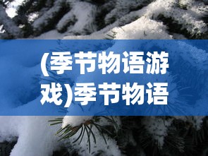 (季节物语游戏)季节物语，探寻四季的魅力与变迁